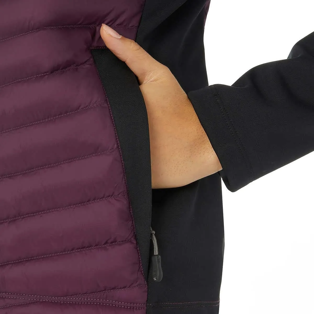 32 Degrees Womens Mixed Media Jacket