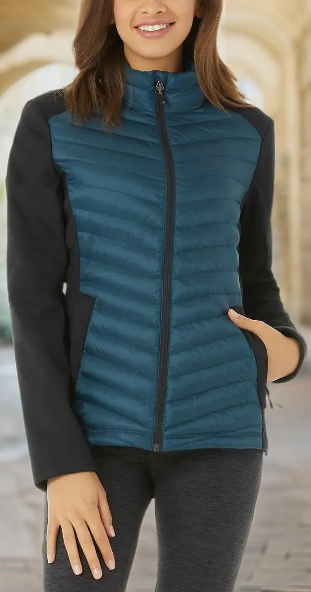 32 Degrees Womens Mixed Media Jacket