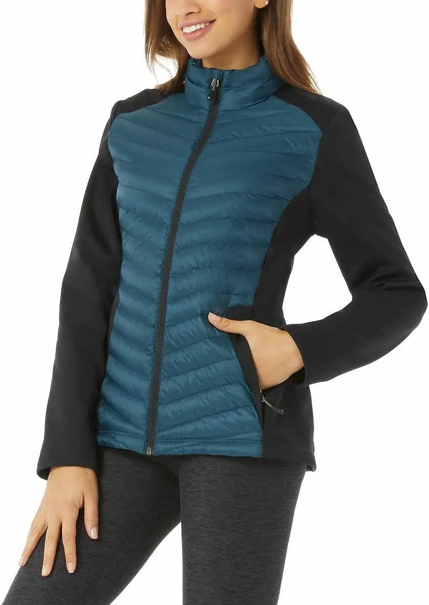 32 Degrees Womens Mixed Media Jacket