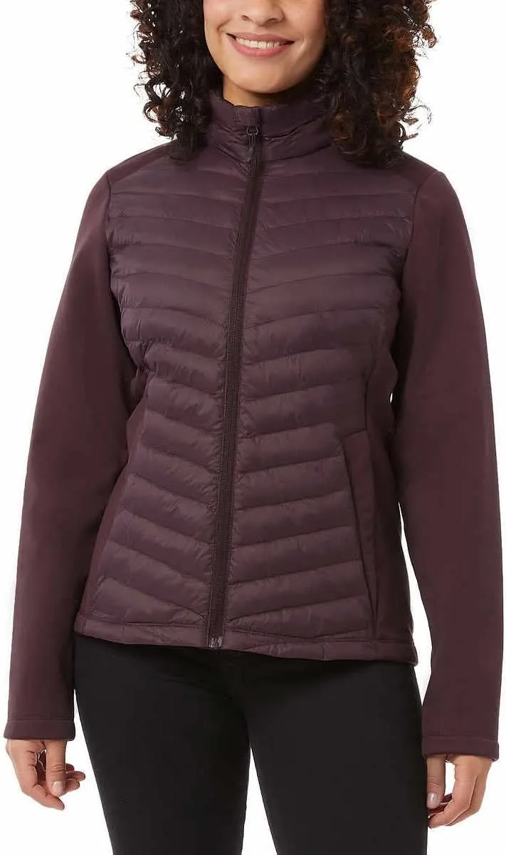 32 Degrees Womens Mixed Media Jacket