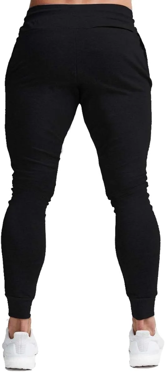 A WATERWANG Men's Slim Jogger Pants, Tapered Athletic Sweatpants for Jogging Running Exercise Gym Workout