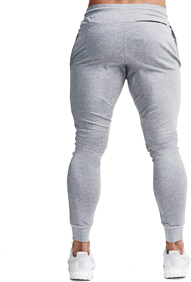 A WATERWANG Men's Slim Jogger Pants, Tapered Athletic Sweatpants for Jogging Running Exercise Gym Workout