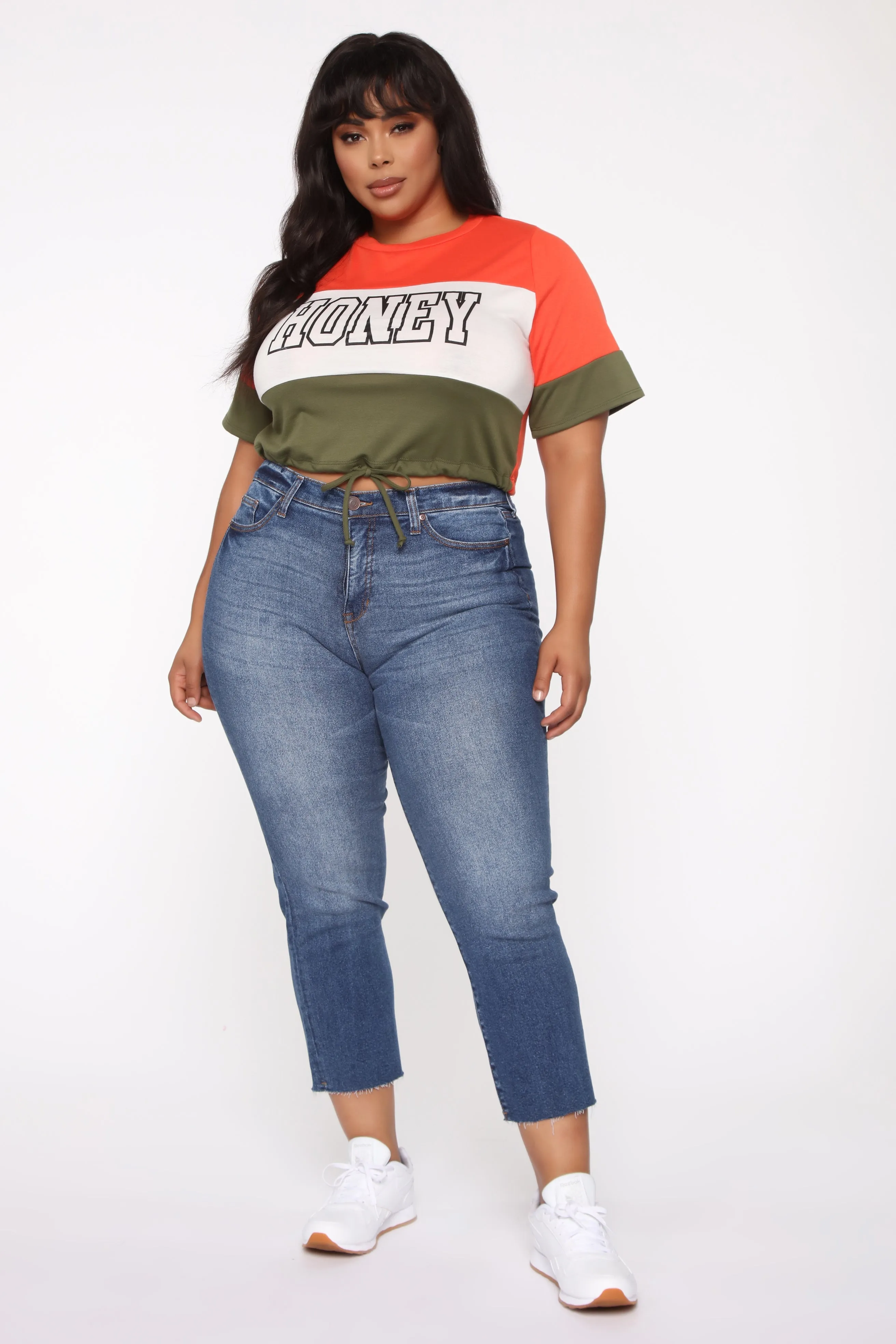 Ain't She Sweet Short Sleeve Top - Orange/Combo