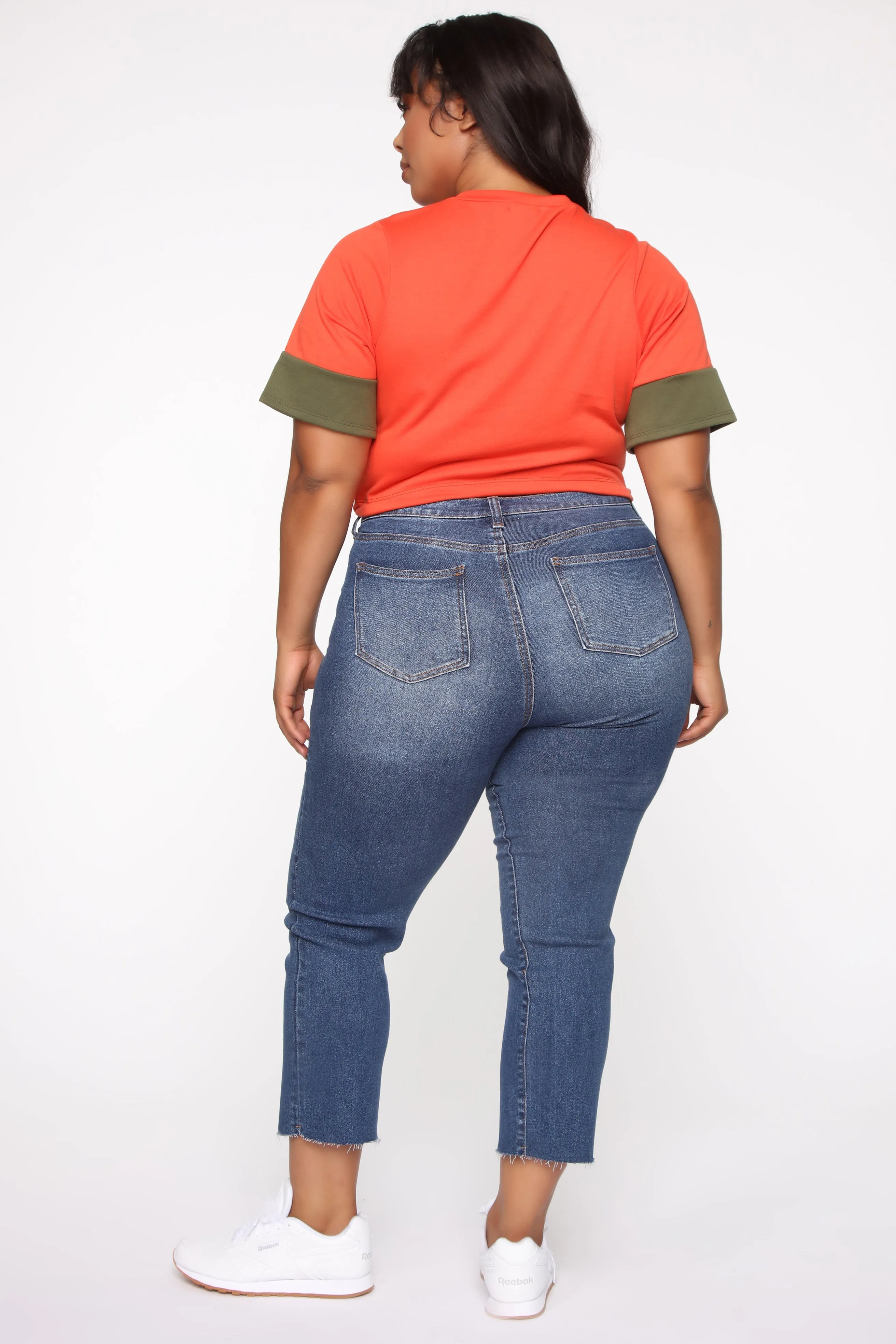 Ain't She Sweet Short Sleeve Top - Orange/Combo