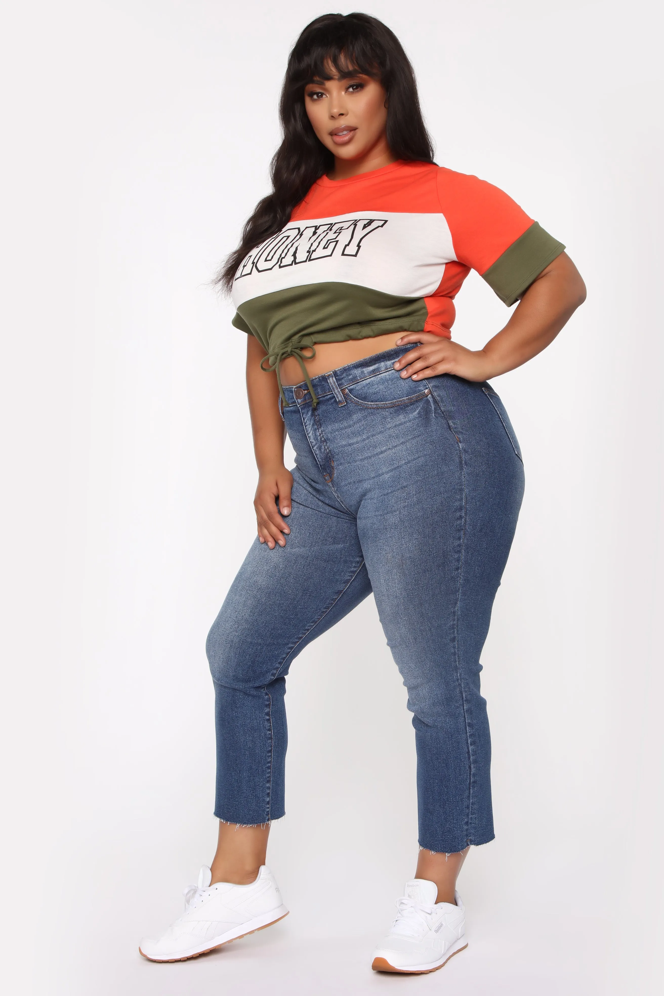 Ain't She Sweet Short Sleeve Top - Orange/Combo