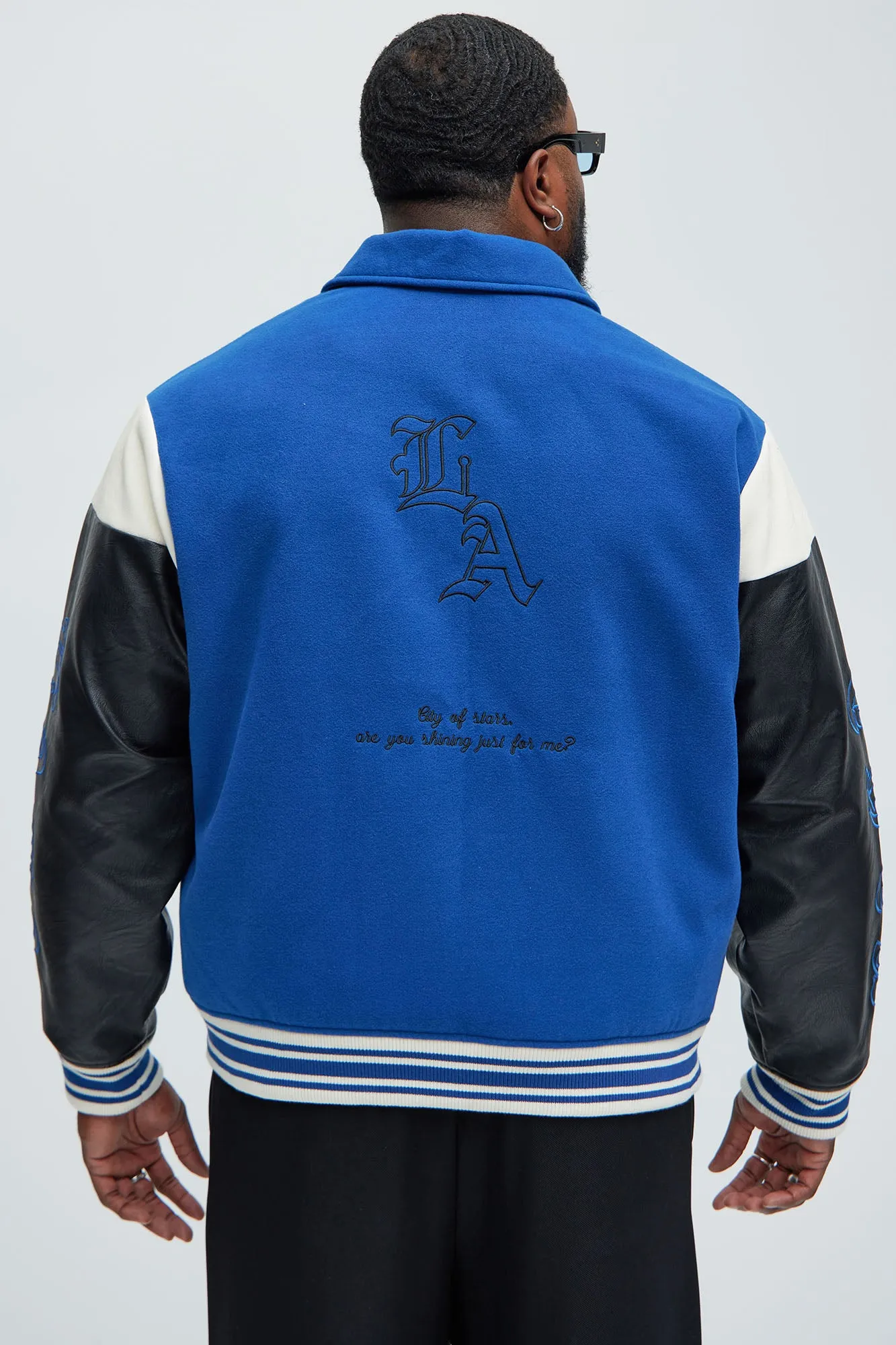 Angel Varsity Jacket - Blue