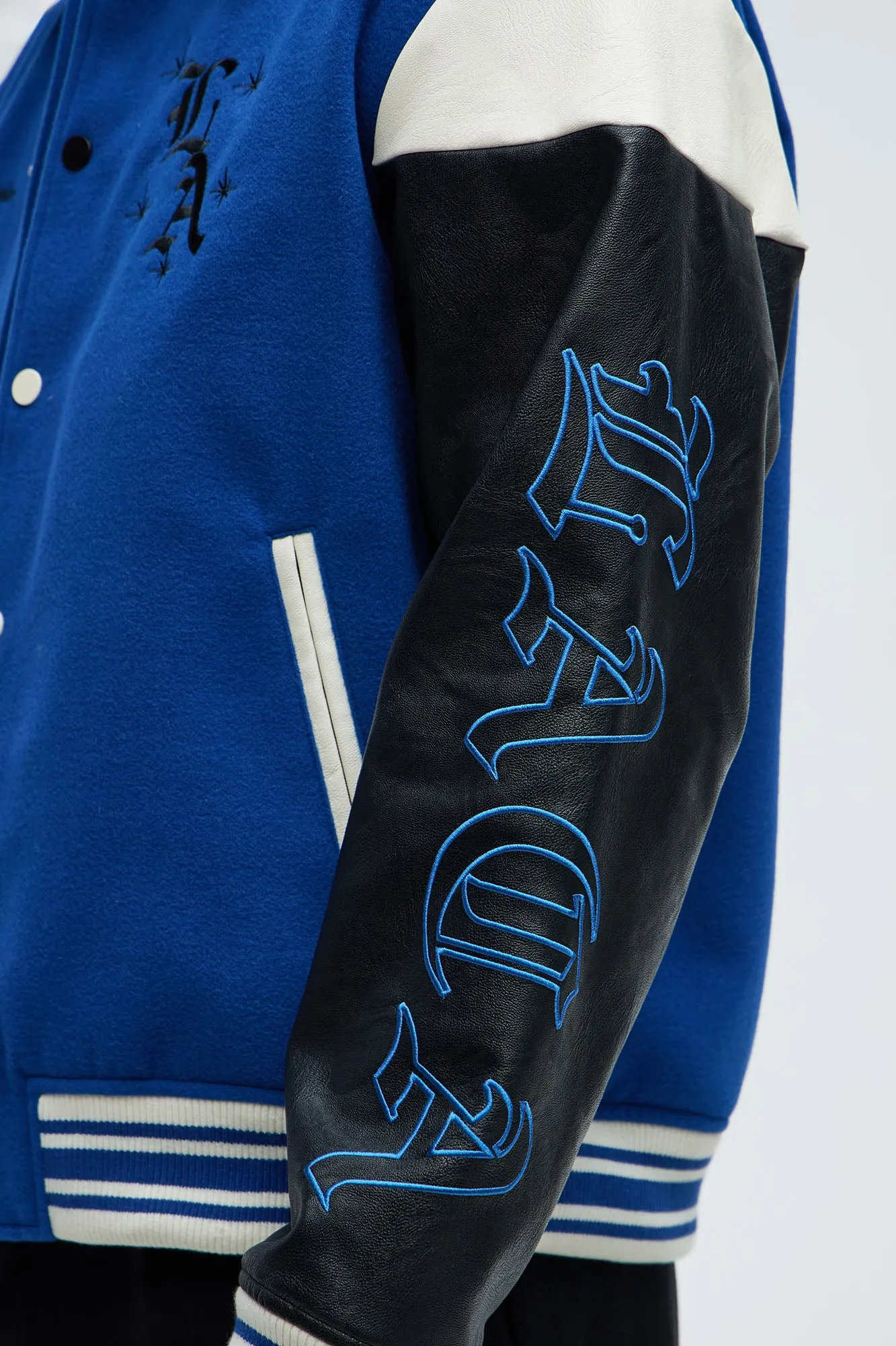 Angel Varsity Jacket - Blue