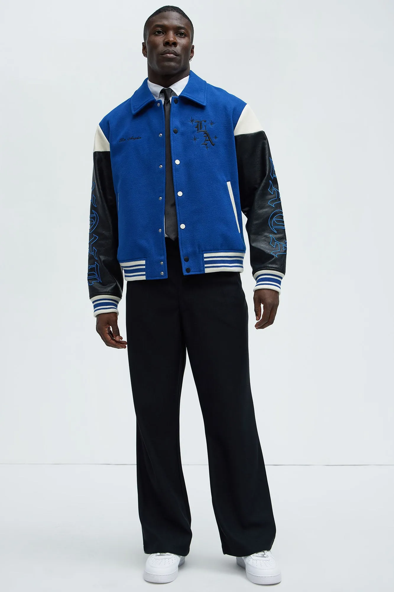 Angel Varsity Jacket - Blue