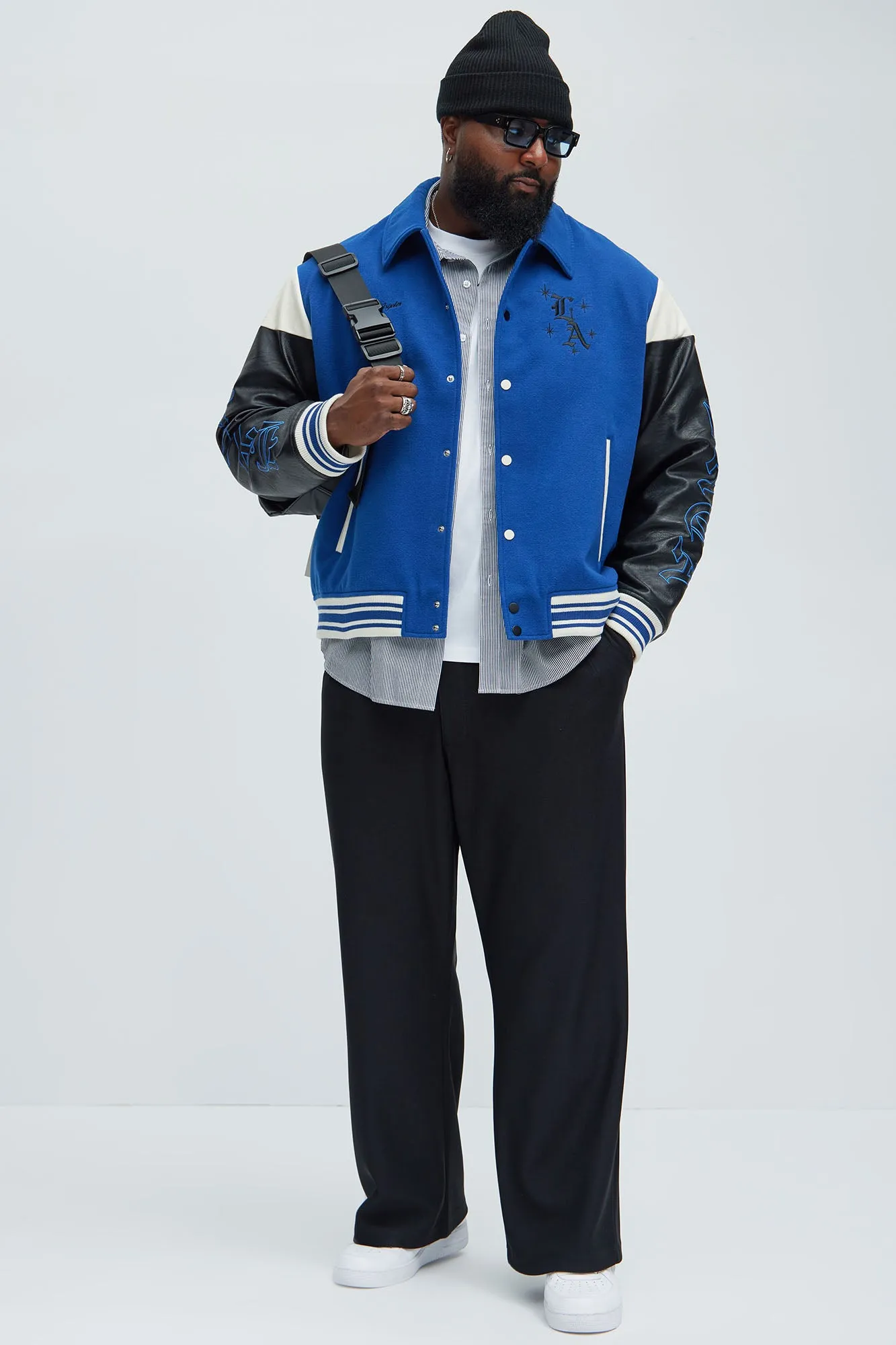 Angel Varsity Jacket - Blue