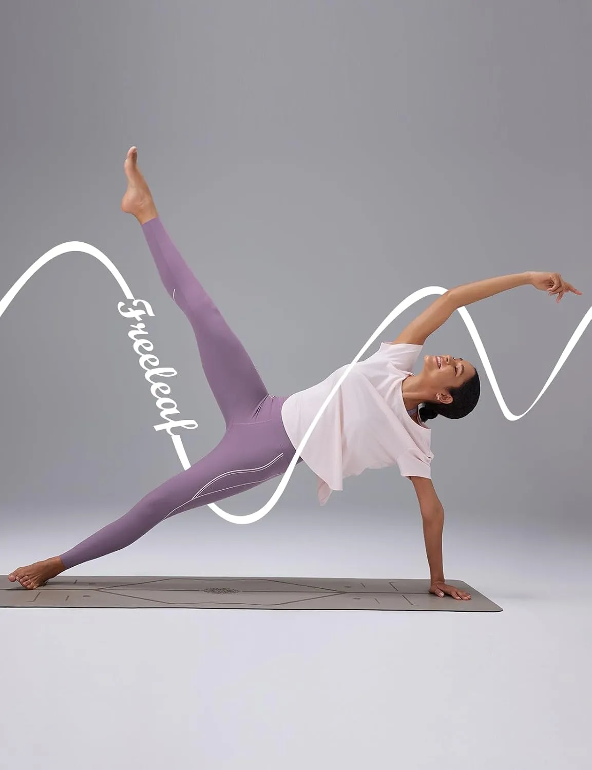 baleaf Freeleaf Broadway High Waisted Legging for Women, 25" Dance Yoga Workout Leggings with Pockets Soft Athletic Pants