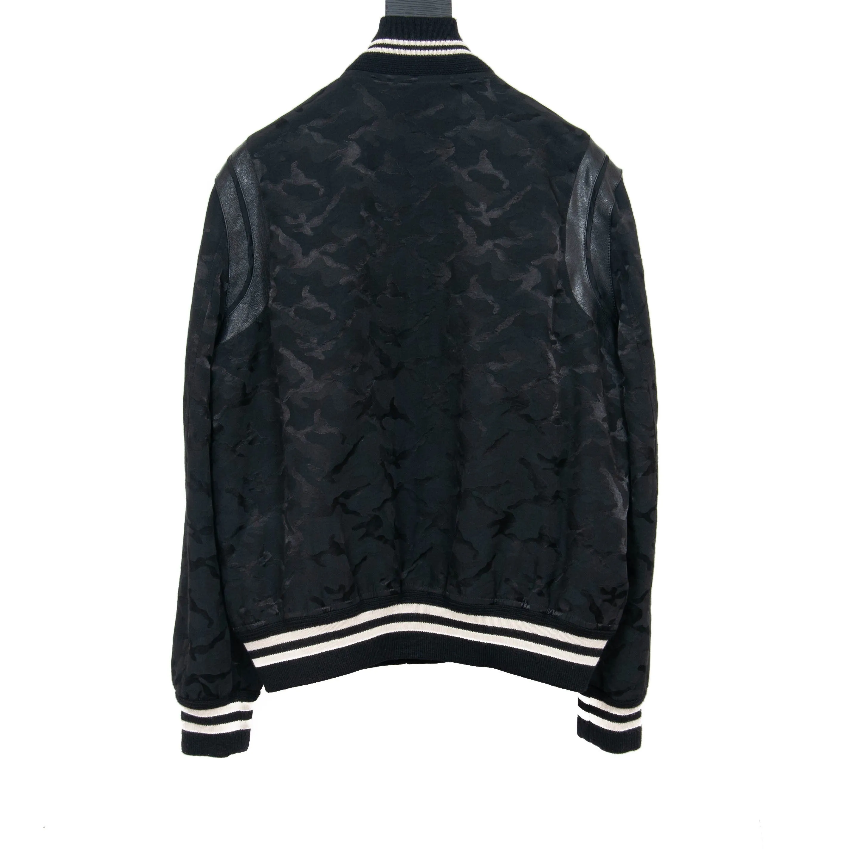 Black Camouflage Lightweight Teddy Jacket