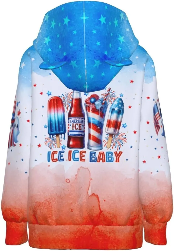Cat Ear Hoodie For Women Teen Novelty Pullover Print 3D Cute Sweatshirt Long Sleeve Hoodies Girls