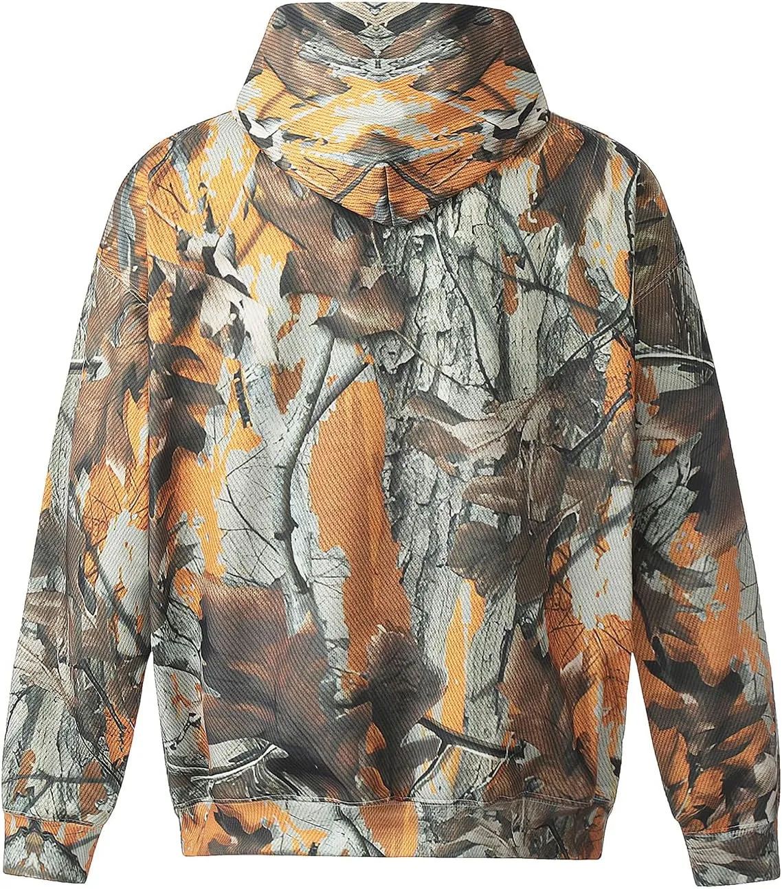 DONCARE Saint Tears Camouflage Vintage Full Patterm Print Hoodie Oversized Casual Daily Match Sweatshirts