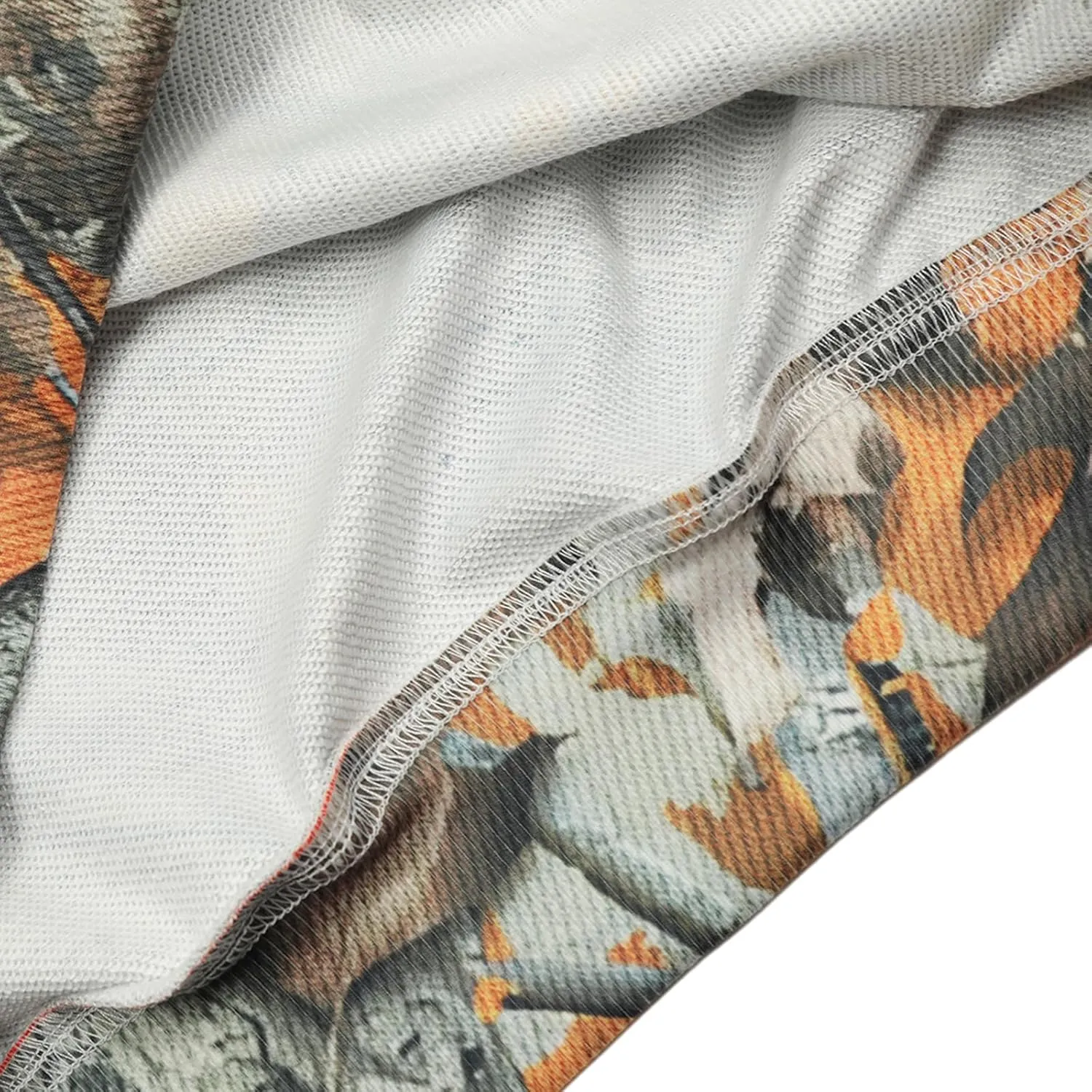 DONCARE Saint Tears Camouflage Vintage Full Patterm Print Hoodie Oversized Casual Daily Match Sweatshirts