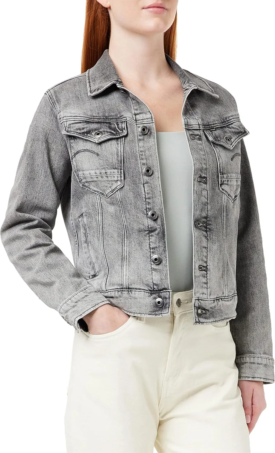 G-STAR RAW Women's Arc 3D Denim Trucker Jacket