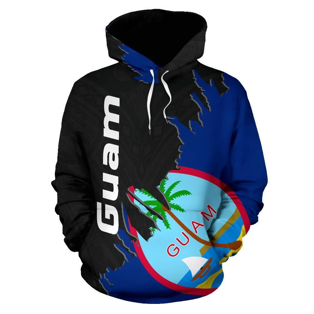 Guam All Over Hoodie - Wrap Style - BN12