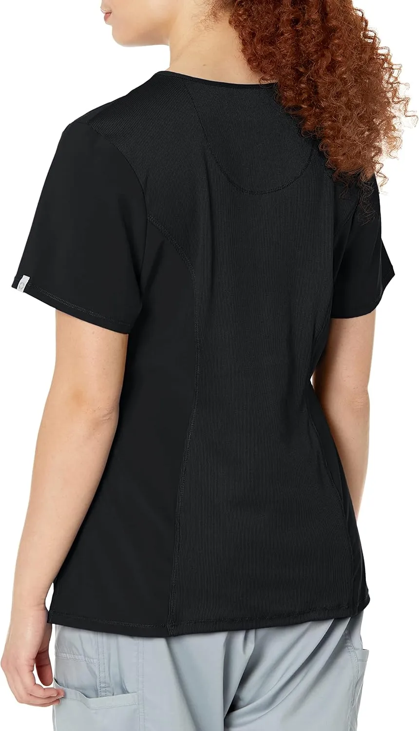 Infinity by Cherokee Round Neck scrub tops women with 3 Pockets & 360 Stretch - 2624A