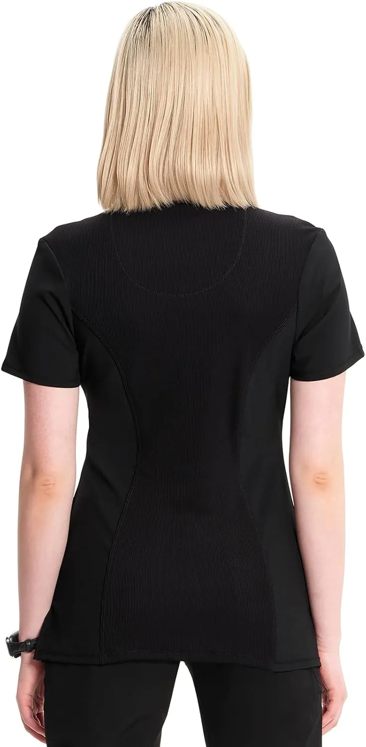 Infinity by Cherokee Round Neck scrub tops women with 3 Pockets & 360 Stretch - 2624A