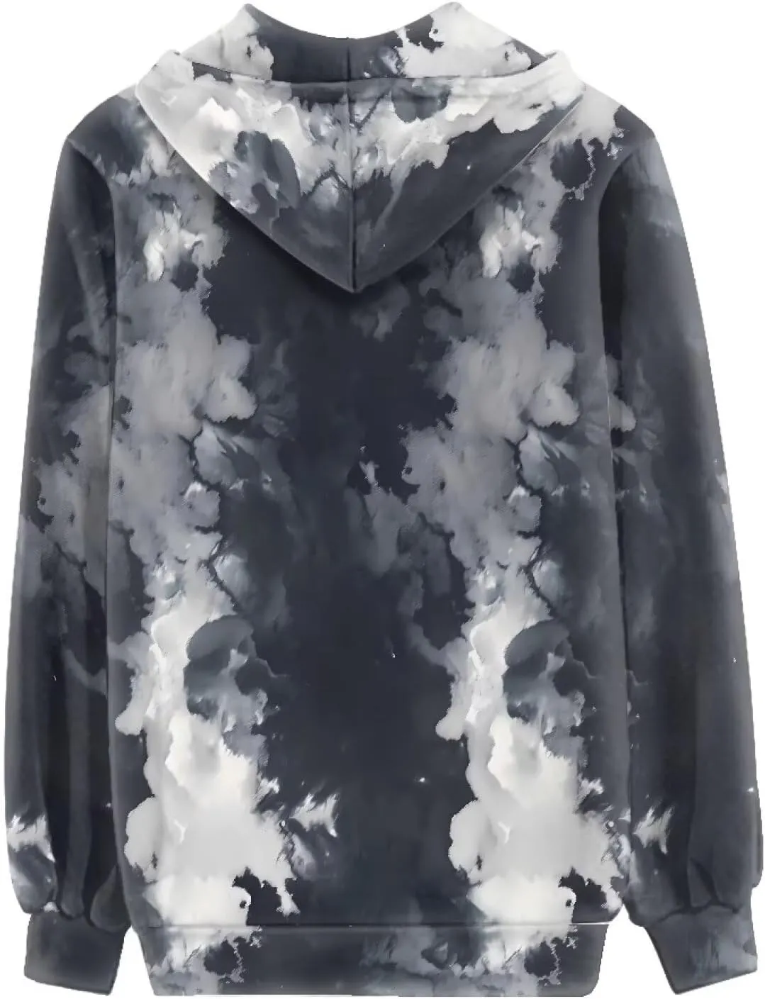 Irisjudy Women Oversized Hoodie with Pocket Plus Size, Cats, Galaxy,Ethnic Zip-up Hooded Sweatshirt Long-Sleeve Fall Outwear