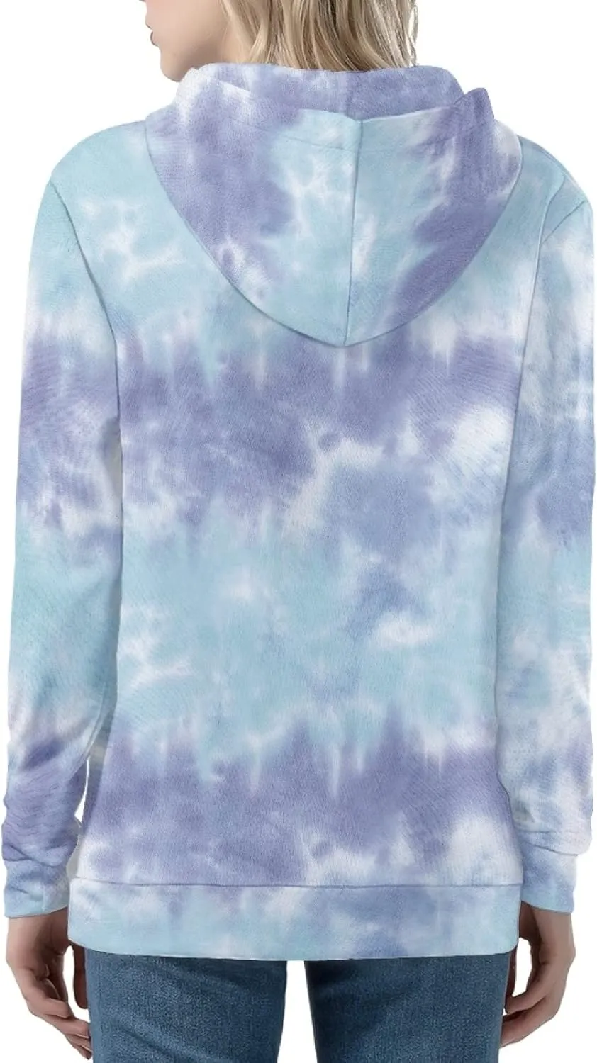 Irisjudy Women Oversized Hoodie with Pocket Plus Size, Cats, Galaxy,Ethnic Zip-up Hooded Sweatshirt Long-Sleeve Fall Outwear