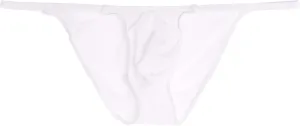 JEsilunmaMY Men's Ice Silk Thongs Low Waist Bulge Pouch G-Strings Briefs High Stretch Sexy Thin High Fork Underwear Lingerie