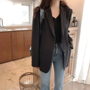 [Korean Style] Dela Solid Color Blazer