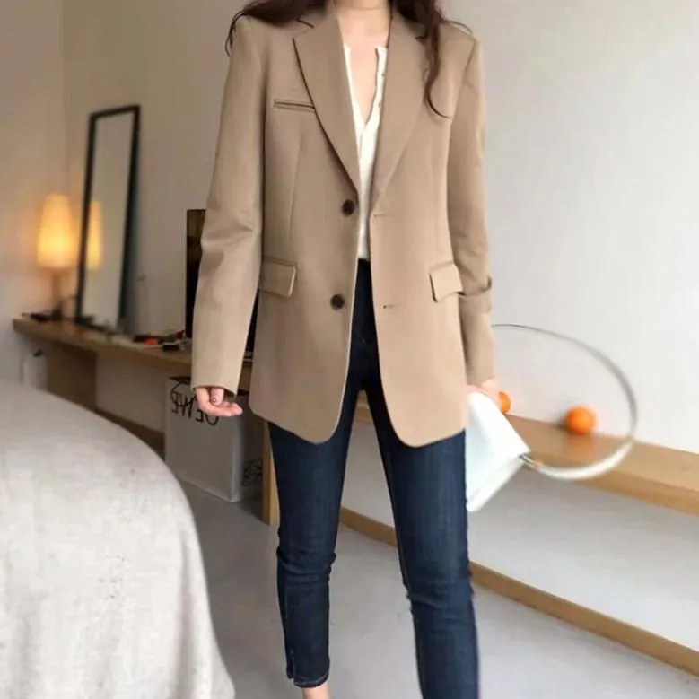 [Korean Style] Dela Solid Color Blazer