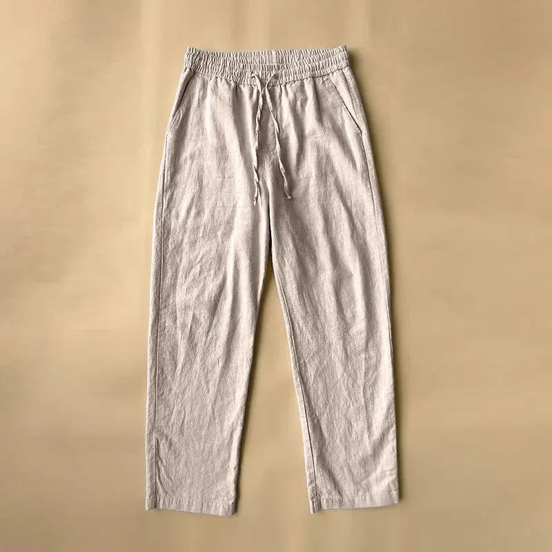 Luca Relaxed Linen Trousers