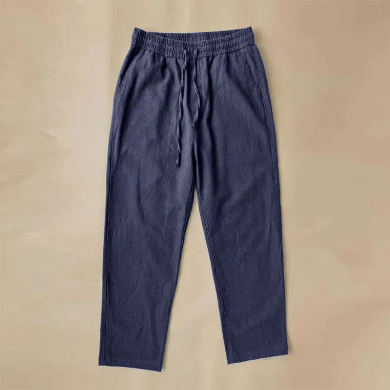 Luca Relaxed Linen Trousers
