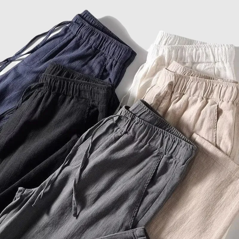 Luca Relaxed Linen Trousers