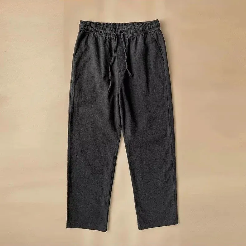 Luca Relaxed Linen Trousers