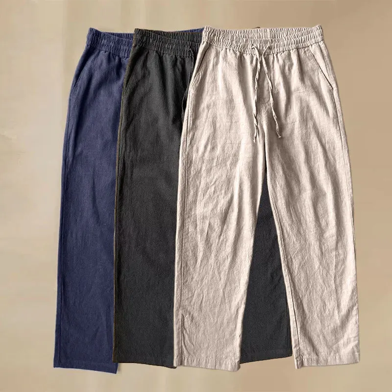 Luca Relaxed Linen Trousers