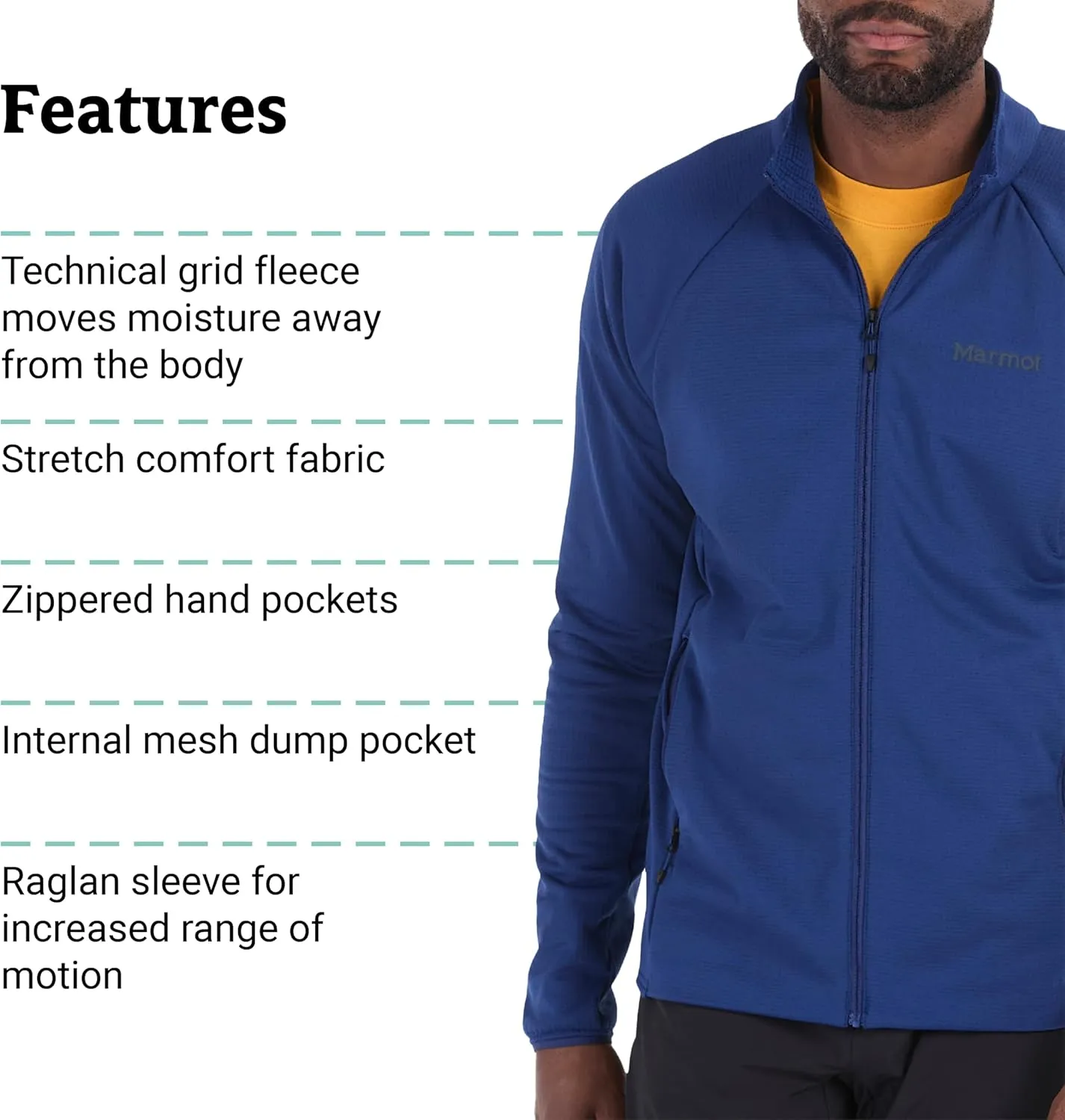 MARMOT Men's Leconte Fleece Jacket