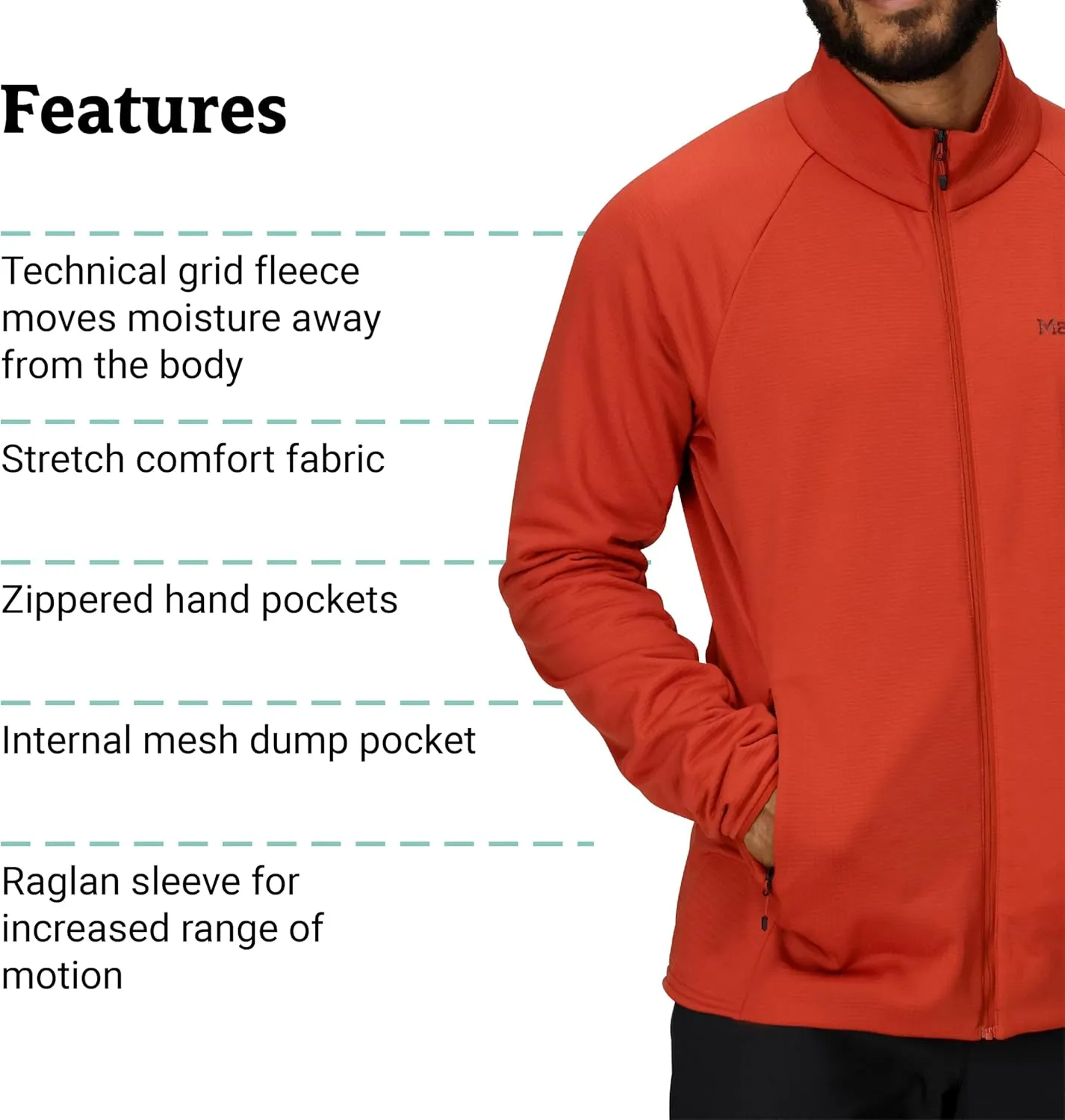 MARMOT Men's Leconte Fleece Jacket