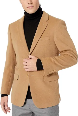 Men's 2 Button Luxury Wool Cashmere Sport Coat - Colors