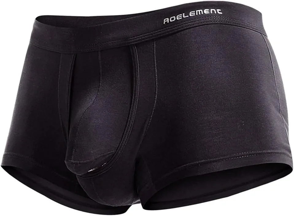 Mens Boxer Briefs Mens Sexy Boxers Panties Naughty for Sex Underwear with Ball Pouch Valentine Gift for Him Underpant