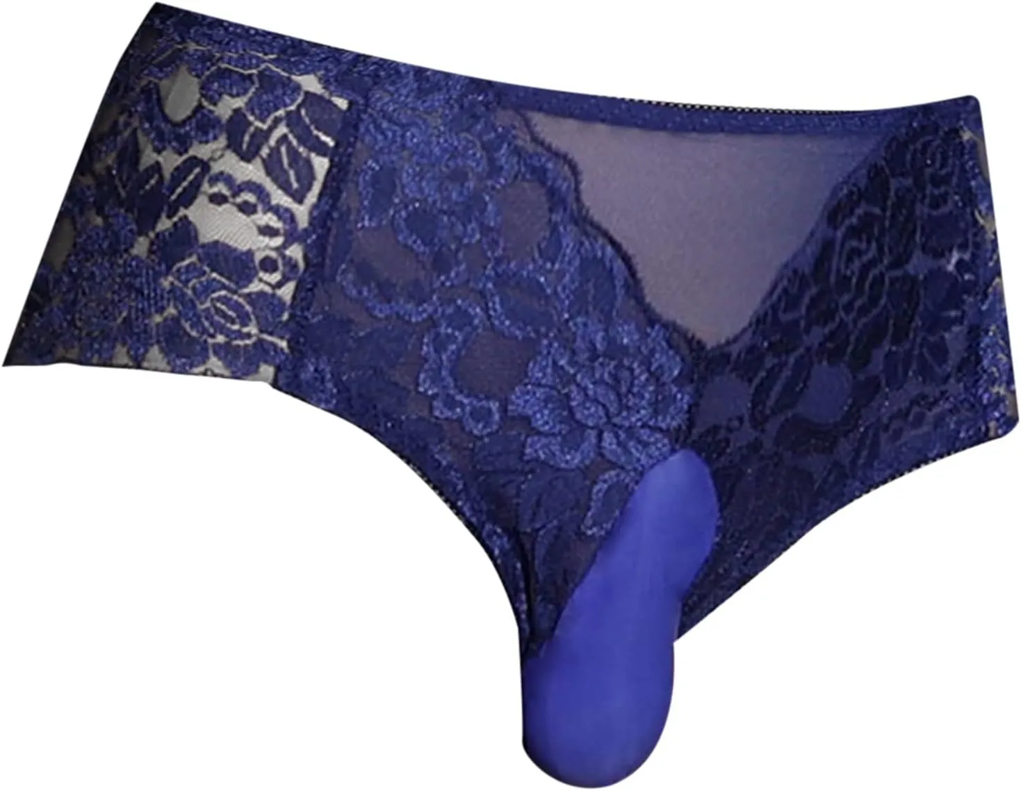 Mens Sexy Underwear Men's Sexy Lace See Through Ball Pouch Boxers Briefs Underpants Panties Valentine's Day Gifts