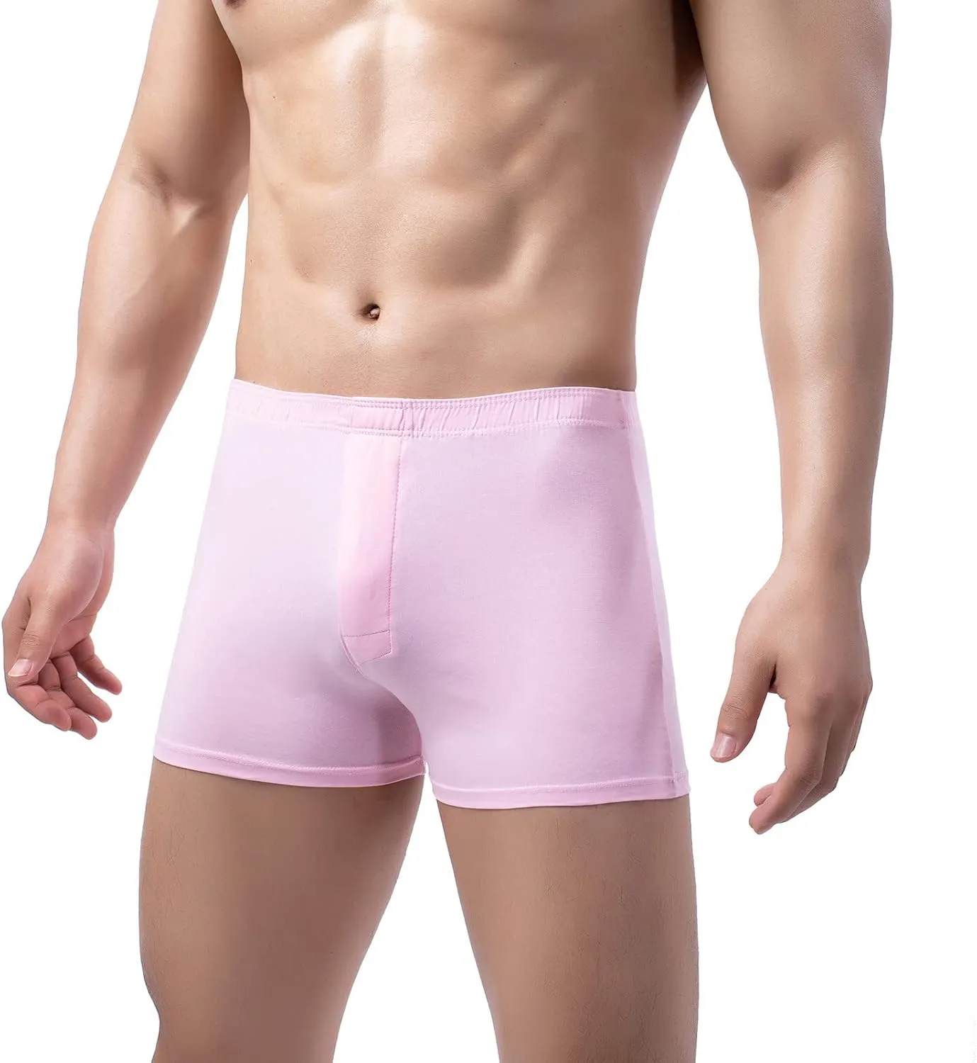 Mens Underwear Mens Boxer Briefs Flex Fit Spandex Support Pouch