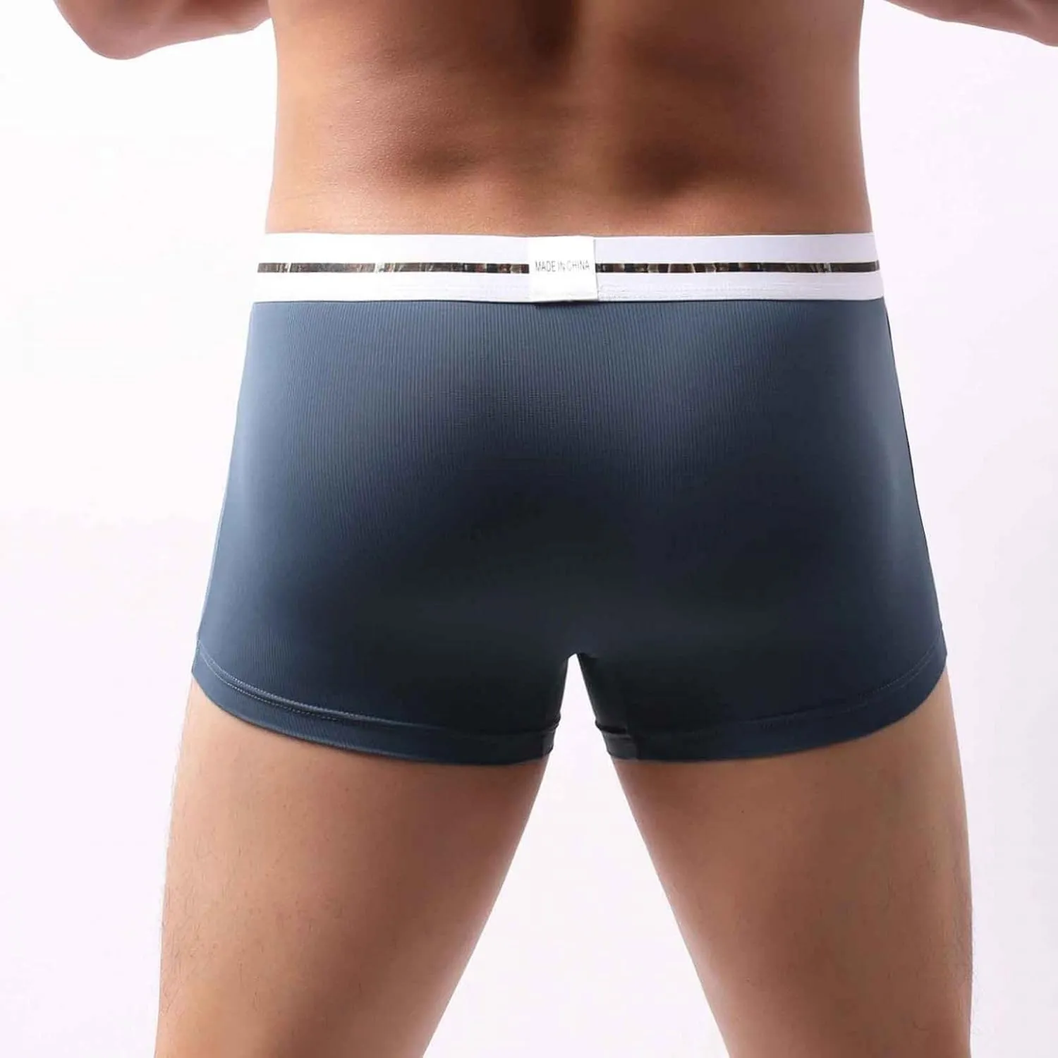Mens Underwear with Pouch Men's Underwear Soft Viscose Boxer Briefs, Tagless Mens Boxer Briefs with Pouch Underpants