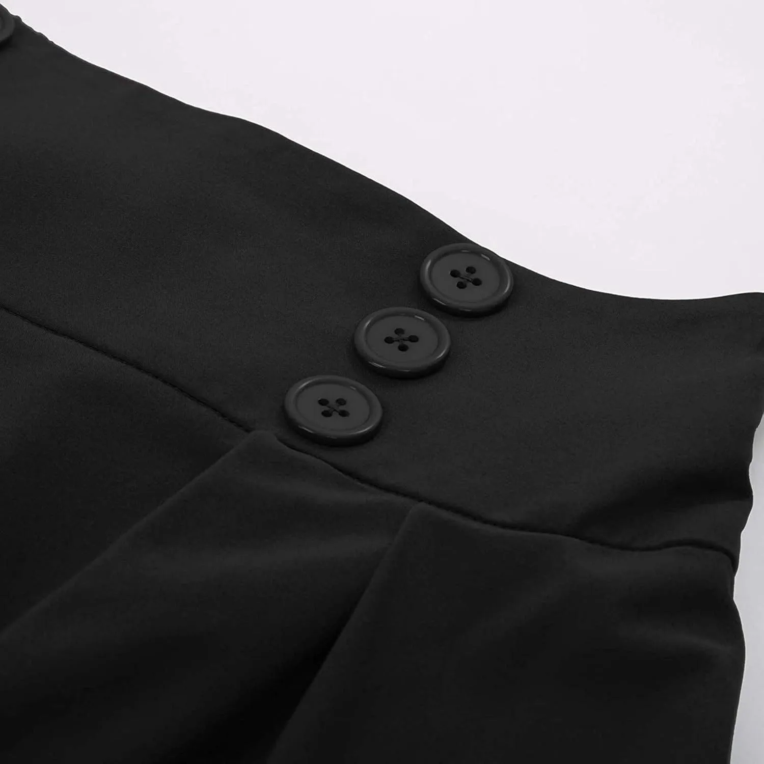 Pleated Skirts for Women Trendy 2025 A-Line Casual Midi Skirt High Rise Cinch Waisted Button Down Skirt 2025 Outfit