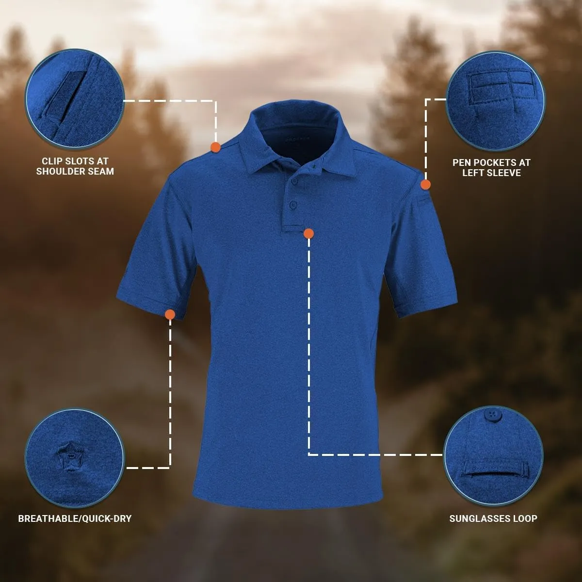 Propper Men's Edgetec Short Sleeve Polo