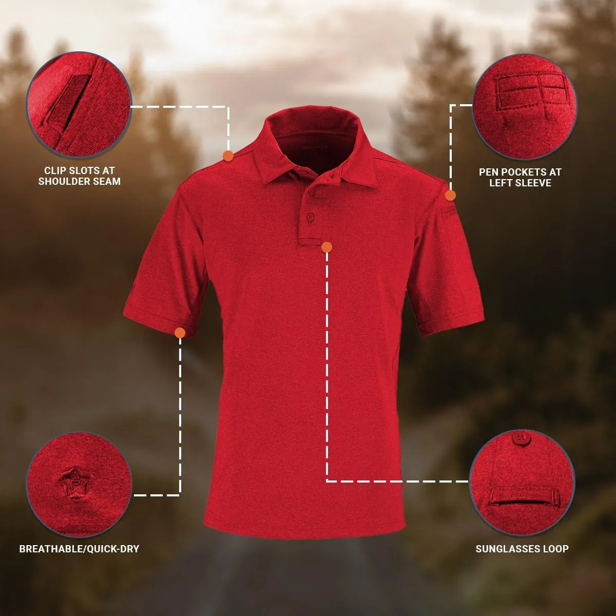 Propper Men's Edgetec Short Sleeve Polo