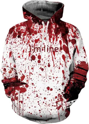 RAISEVERN Hoodies for Men Women 3D Graphic Fleece Sweatshirts Pullover Novelty Cool Funny Hoody Hooded With Pockets