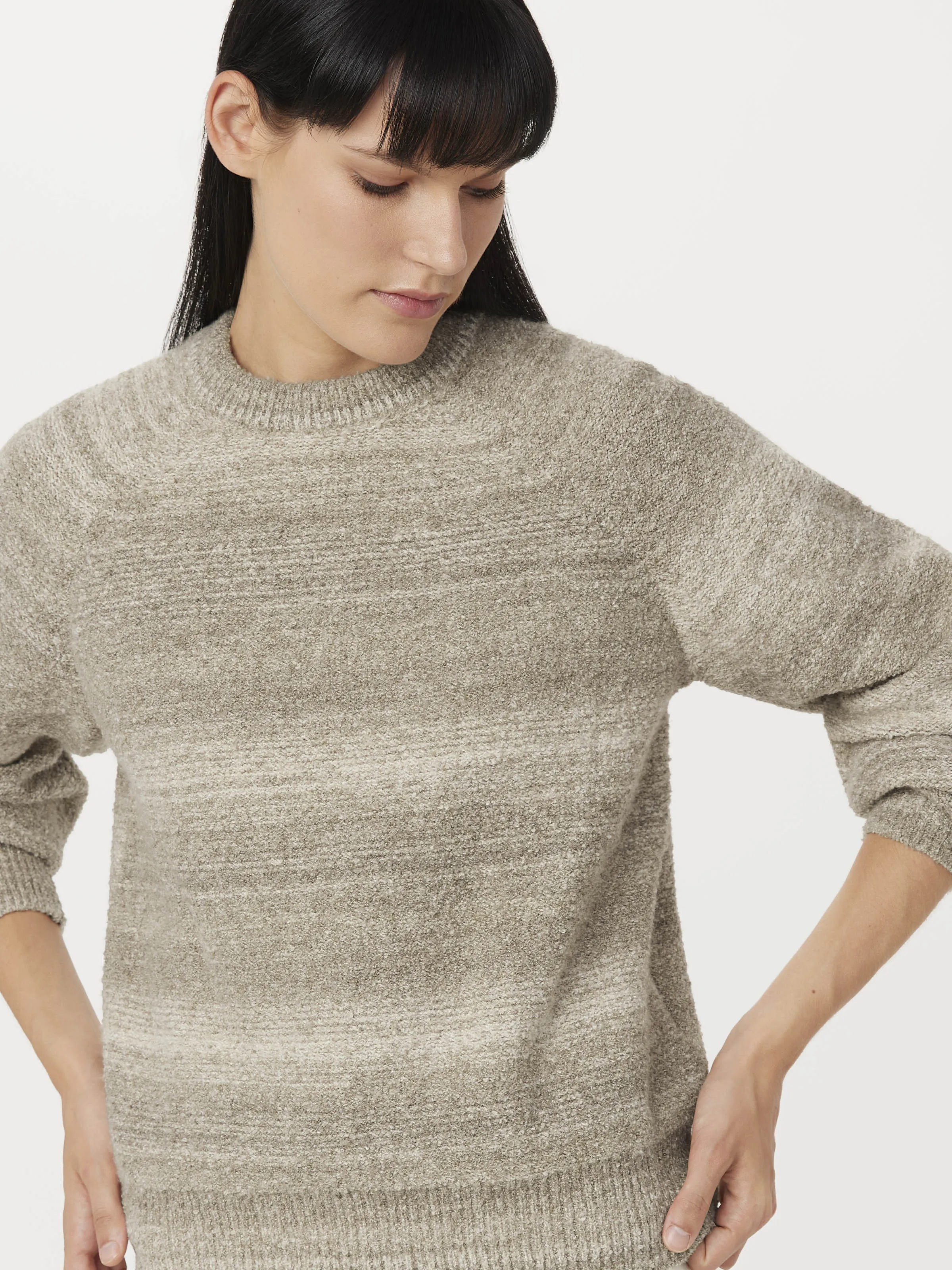 The Seawool® Crewneck Sweater in Light Beige