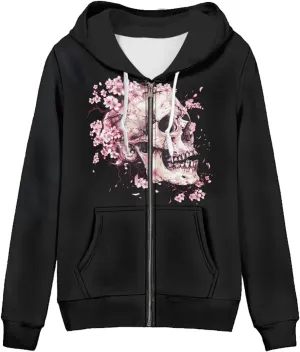 Thin Oversized Zip Up Hoodie with Pockets Women Lightweight Sweater Graphic Sweatshirts for Women Size XS-5XL