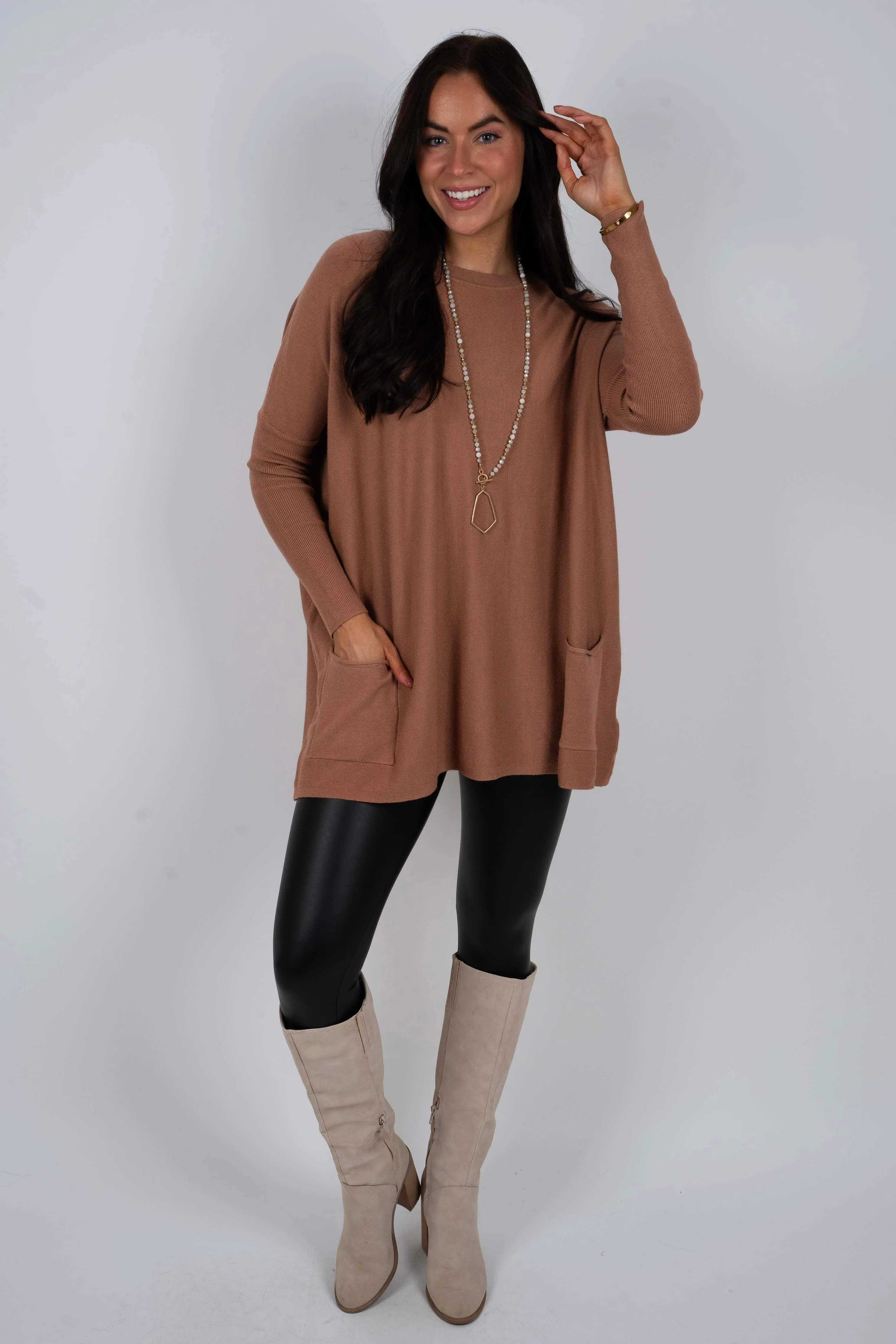 Totally Smitten Sweater (Adobe)