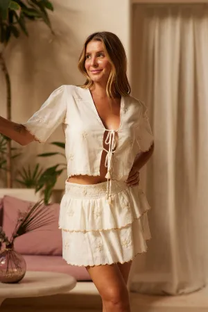 White Garden Top