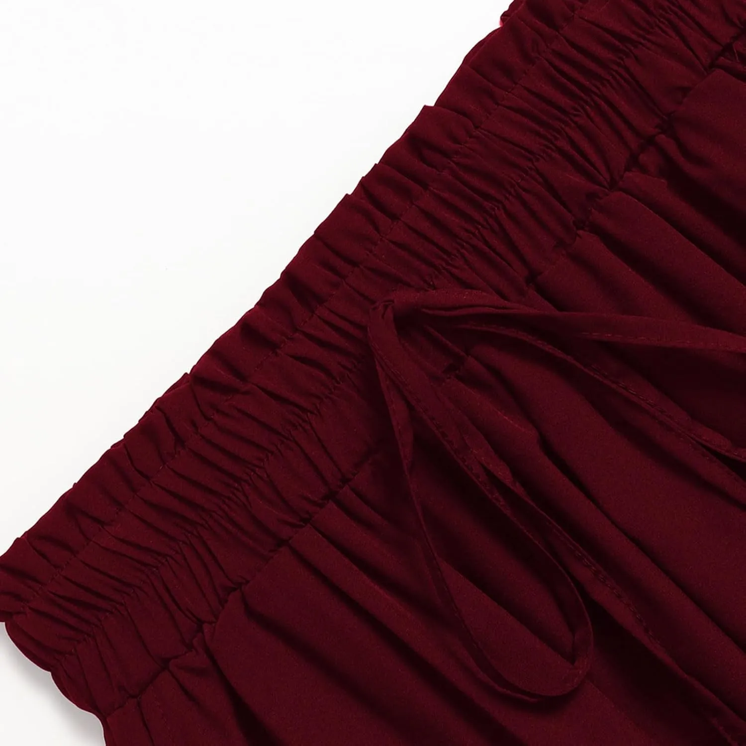 Women's Maxi Skirt Summer Trendy Elastic High Waisted Boho Casual Beach Flowy Swing Long Skirts with Pockets