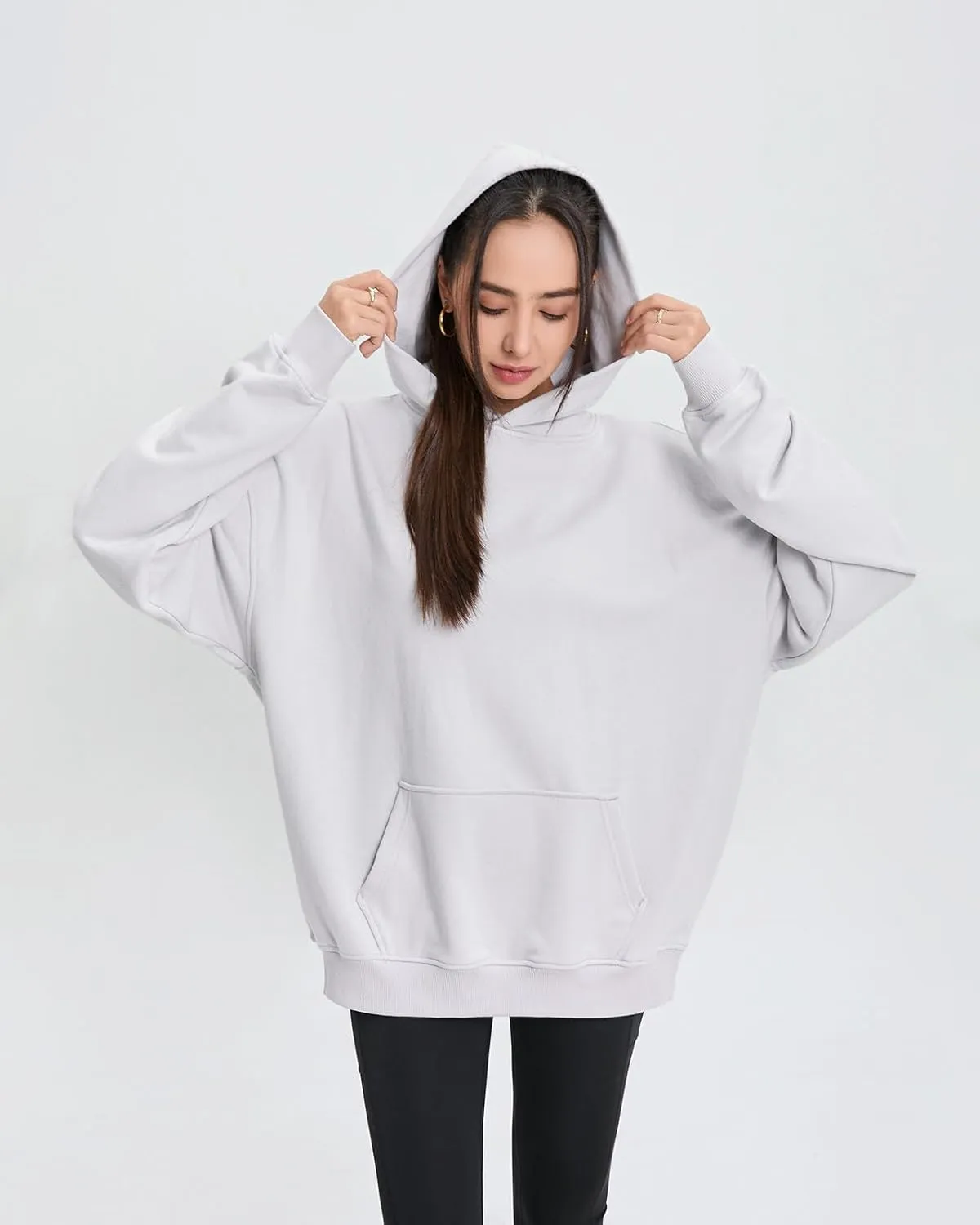 Womens Sweatshirts Hoodies Thin Spring and Fall loose Fashion Comfy Long Sleeve with Pockets Pullover