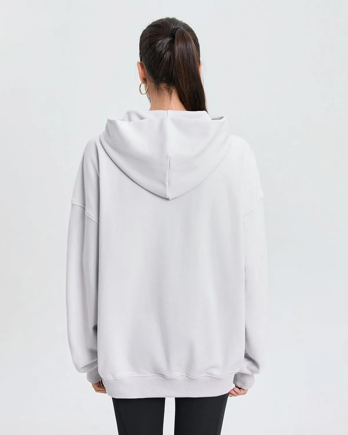Womens Sweatshirts Hoodies Thin Spring and Fall loose Fashion Comfy Long Sleeve with Pockets Pullover